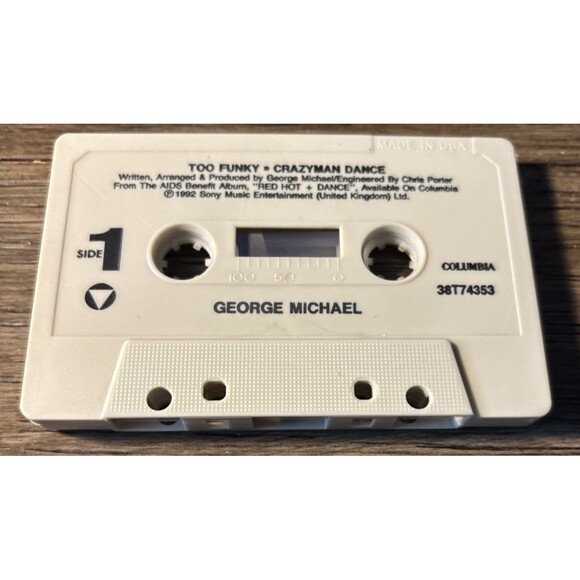 George Michael – Too Funky    Cassette  Single Columbia  1992 - Picture 5 of 7